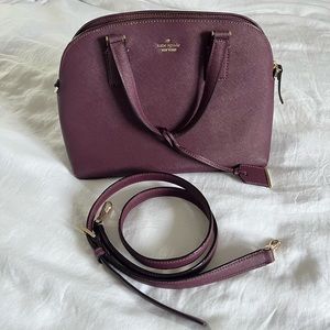 Kate Spade satchel in plum